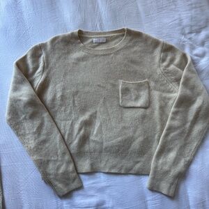 Sablyn Cream Cashmere Sweater